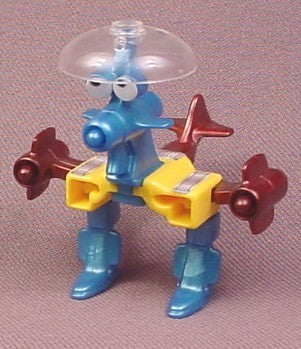 Kinder Surprise 2002 Blue Yellow & Purple Spaceship, K02N34