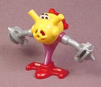 Kinder Surprise 2002 Red Yellow & Purple Spaceship, K02N35