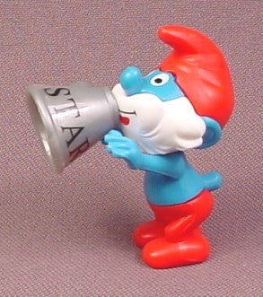 Kinder Surprise 2002 Papa Smurf Coach, K02N59