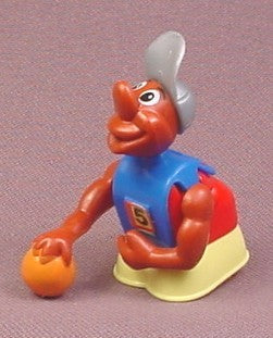 Kinder Surprise 2002 Basketball Player, Yellow Base, K02N92A