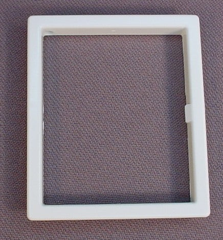 Playmobil White Rectangular Window Frame, 2 1/2 By 2 Inches, Victorian, 4297 5301 5302 70205, 30 24 9870