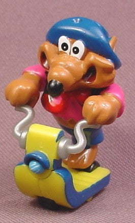 Kinder Surprise, 2003, Motocoyotes, Cocoyote, #4, on Yellow Skooter