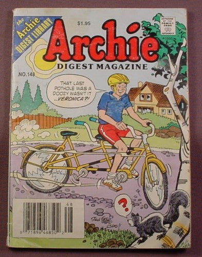 Archie Digest Magazine Comic #148, June 1997, Fair Condition, Wear