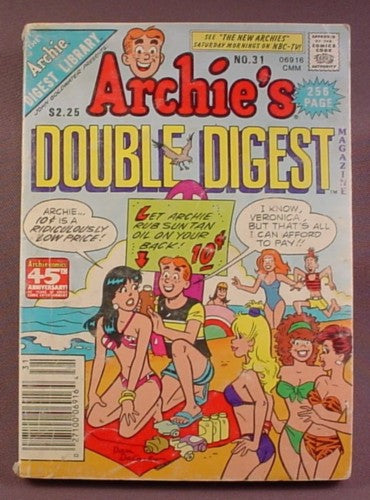 Archie's Double Digest Comic #31, Nov 1987