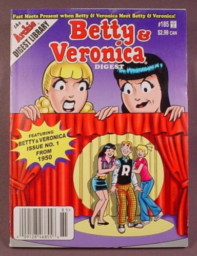 Betty And Veronica Digest Comic #185, Aug 2008