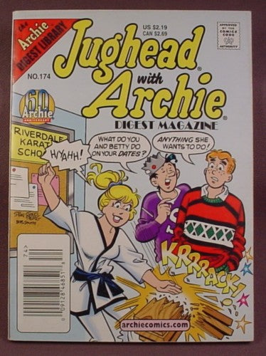 Jughead With Archie Digest Magazine Comic #174, June 2002