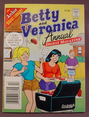 Betty And Veronica Annual Digest Magazine Comic #13, Sept 1995