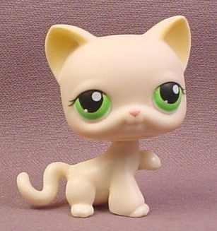 Littlest Pet Shop #98 Cream Short Hair Kitten Kitty Cat