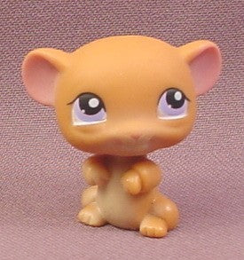 Littlest Pet Shop #324 Brown Mouse with Purple Eyes, 2006 Hasbro