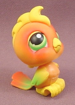 Littlest Pet Shop #120 Orange Cockatiel Cockatoo Bird