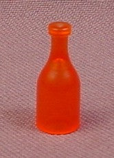 Playmobil Semi Transparent Or Clear Red Drink Bottle