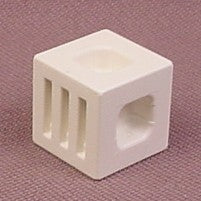 Playmobil White System X Connector Block, 3085 3093 3159 3165 3175A