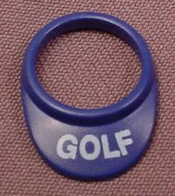 Playmobil Dark Blue Sun Visor with GOLF on Brim, 4606, Klicky Figure
