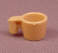 Playmobil Light Brown Coffee Mug, 3495, No Part Number