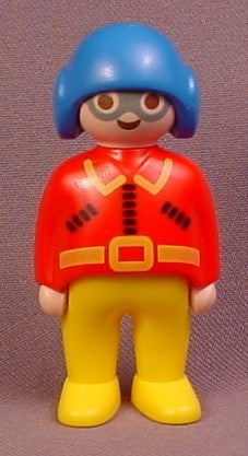 Playmobil 123 Adult Male Pilot Figure With A Blue Helmet – Ron's Rescued  Treasures