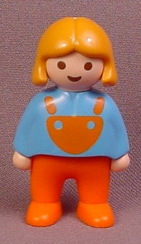 Playmobil 123 Female Girl Child Figure With Orange Hair