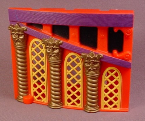 Fisher Price Imaginext Left Side Red Ship Cabin Wall with Yellow