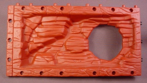 Fisher Price Imaginext Dark Red Double Length Stone Wall