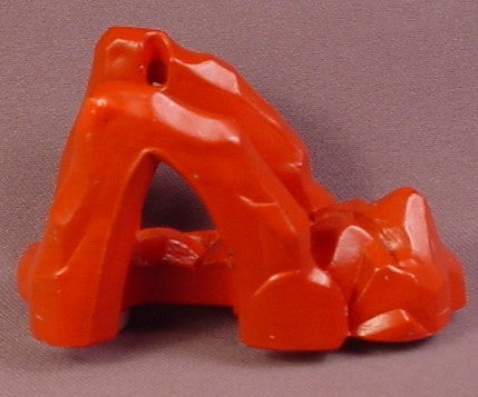 Fisher Price Imaginext Dark Red Stone Piece with 2 Hex Mounts