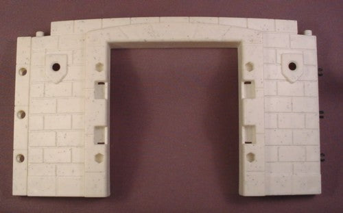 Fisher Price Imaginext Speckled White Brick Wall with Arched Front