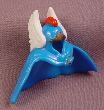 Fisher Price Imaginext Large Blue Cape Cowl with White Feathers