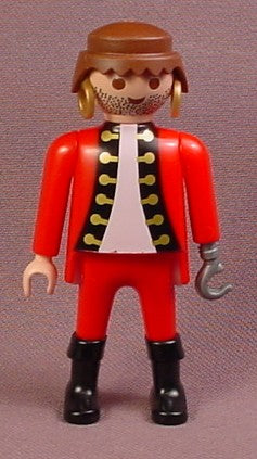 Playmobil Adult Male Pirate Figure With A Silver Hook Hand – Ron's Rescued  Treasures