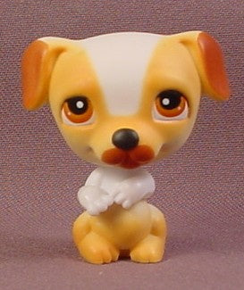 Littlest Pet Shop #40 Light Brown & White Jack Russell Terrier