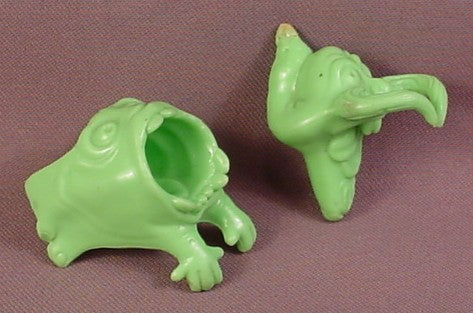 Real Ghostbusters Green 2 Piece Splitting Ghost Rubber PVC Figure C