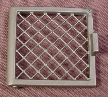 Playmobil Silver Gray Rabbit Hutch Door With Grill Or Mesh, 3751