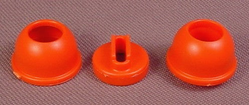 Playmobil Set Of 3 Red Front & Back Cups & Socket For Spaceship