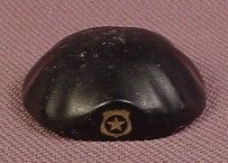 Playmobil Black Beret Hat With Police Badge, 5176 5181 5182 5186