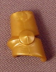 Playmobil Gold Left Leg Armor Or Greave, Snaps Onto A Figure's Leg