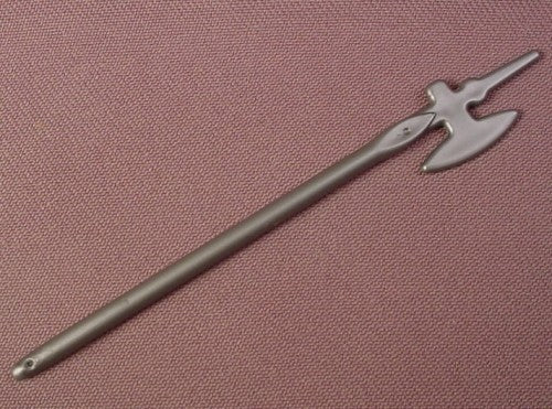 Playmobil Dark Gray Halberd Long Handled Axe Weapon, 4 Inches