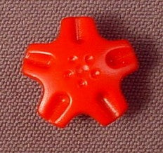 Playmobil Red Hubcap With 5 Spokes, 4094 4184 4321 4323 4421 4823