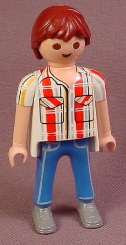 Playmobil Adult Male Figure In A White Shirt