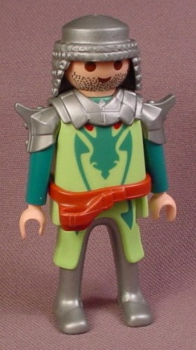 Playmobil Adult Male Dragon Knight Figure, Lime Green Uniform