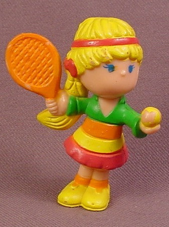 Vintage 1992 Remco Tennis Player Girl PVC Figure with Blonde Hair