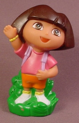 Dora The Explorer With One Hand Waving Vinyl Figure, 3 1/4 Inches T