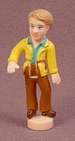 Polly Pocket 1999 Dream Builders Deluxe Mansion Dad Father Doll Fig