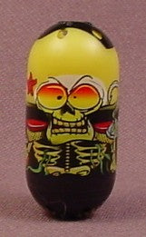 Mighty Beanz Series 2, #187 Skeleton Bean, 2010 Moose