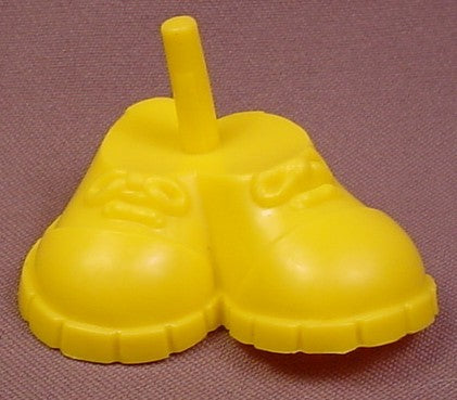 Potato Head Kids Yellow Shoes For Spike, 1986 Playskool, Hasbro
