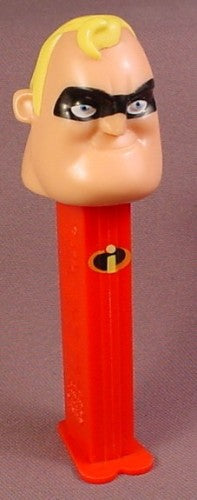 Pez Disney The Incredibles Mr Incredible With Mask