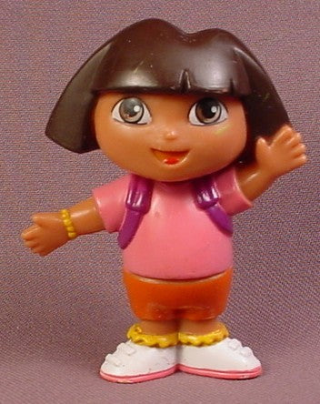 Dora The Explorer PVC Figure Waving Her Left Hand