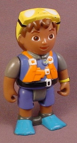 Dora The Explorer Go Diego PVC Action Figure Doll With Blue Swim Fi