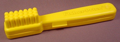 Fisher Price Vintage Toothbrush Holder, Shaped Like A Large Toothbr