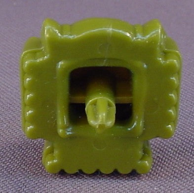 GI Joe Green Backpack Accessory For 1988 Hardball Action Figure, Hasbro, G.I. Joe