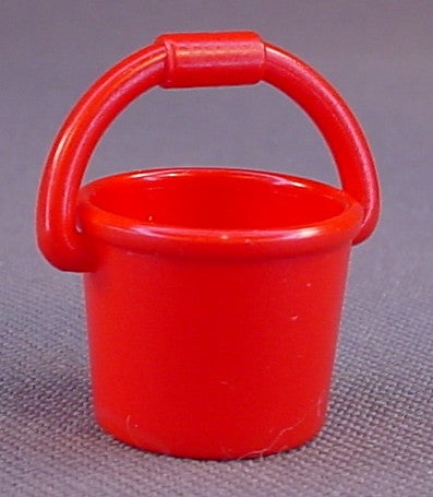 Playmobil Red Bucket Or Pail With Handle, 4009 4060 4146 4490 4571 4624 4826 4850 4949