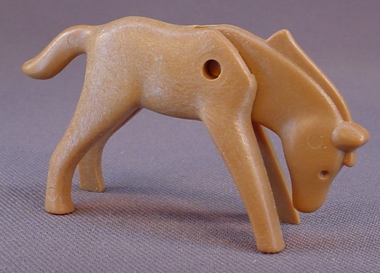 Playmobil Light Brown Baby Horse Foal Or Pony With A Head That Moves, 3047 3299 3804 3856, 30 65 6070