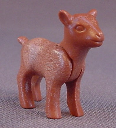 Playmobil Reddish Brown Baby Goat Kid Animal Figure, 3116 3243 3368 3993 4069 4146 4344 4499 4785