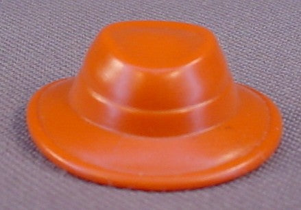 Playmobil Dark Orange Brown Indiana Jones Style Wide Brim Fedora Hat, 3015 3086 3117 3124 6870, 30 20 6210